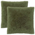 vidaXL Poszewka na poduszkę 2 pcs HEERLEN zielony 80 x 80 cm Fleece PV
