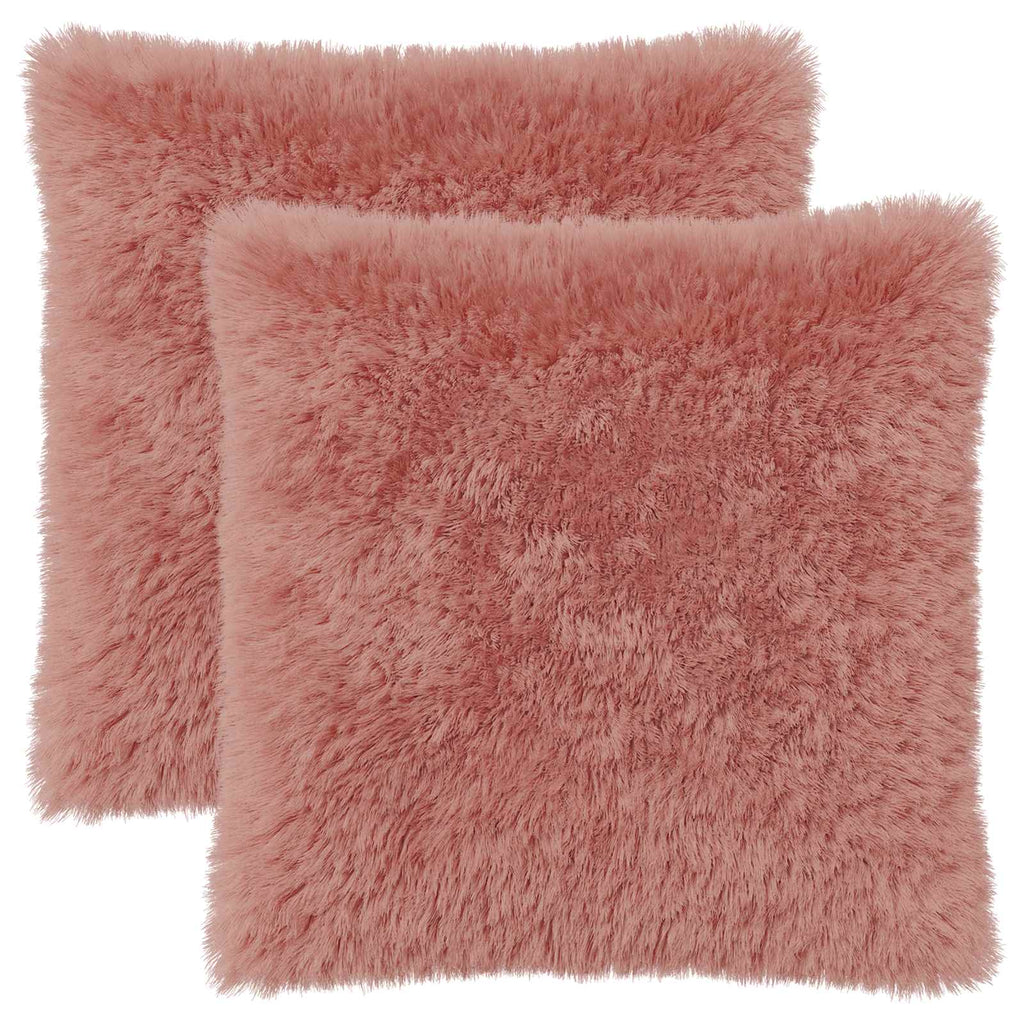 vidaXL Poszewka na poduszkę 2 pcs HEERLEN różowy 80 x 80 cm Fleece PV