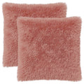 vidaXL Poszewka na poduszkę 2 pcs HEERLEN różowy 80 x 80 cm Fleece PV