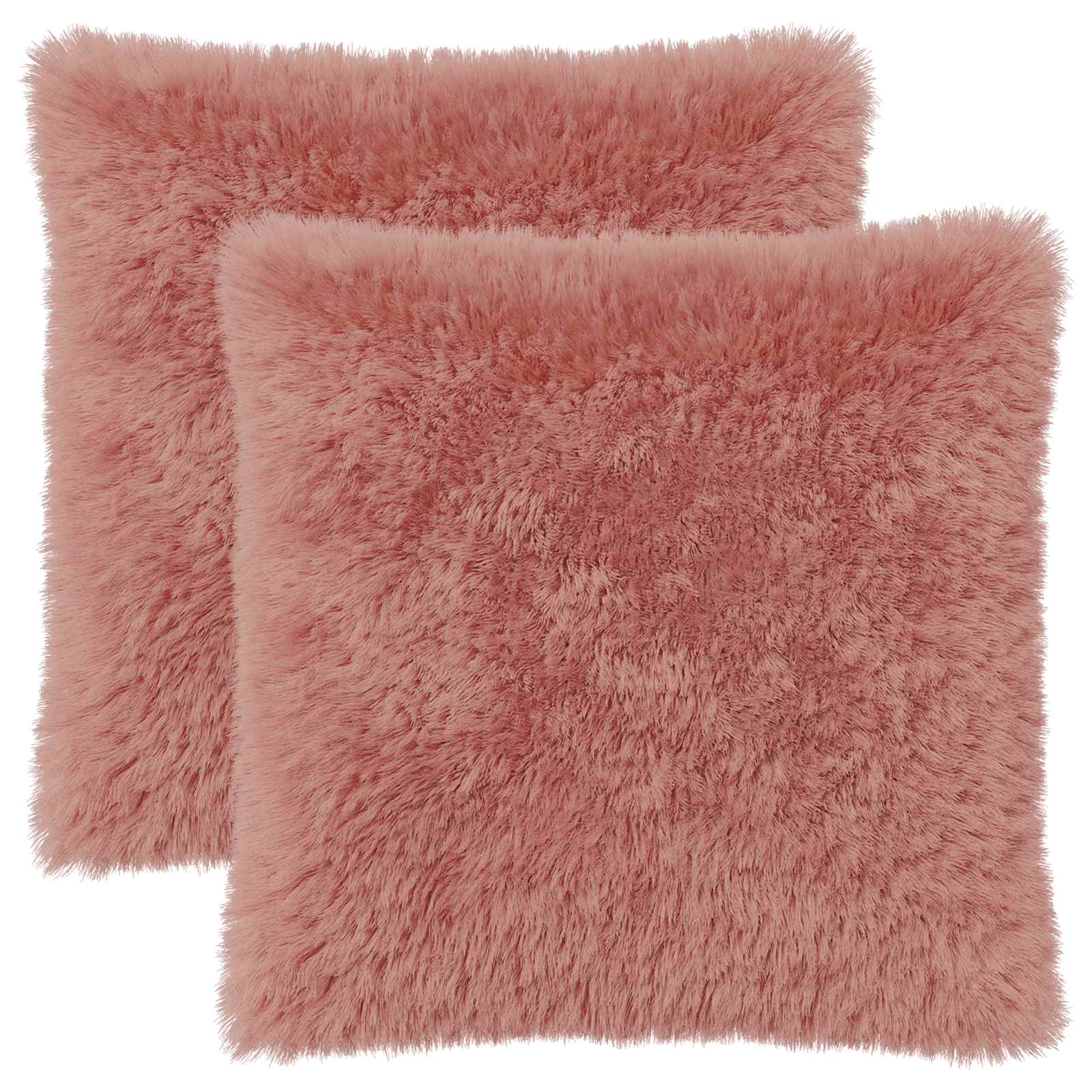 vidaXL Poszewka na poduszkę 2 pcs HEERLEN różowy 80 x 80 cm Fleece PV