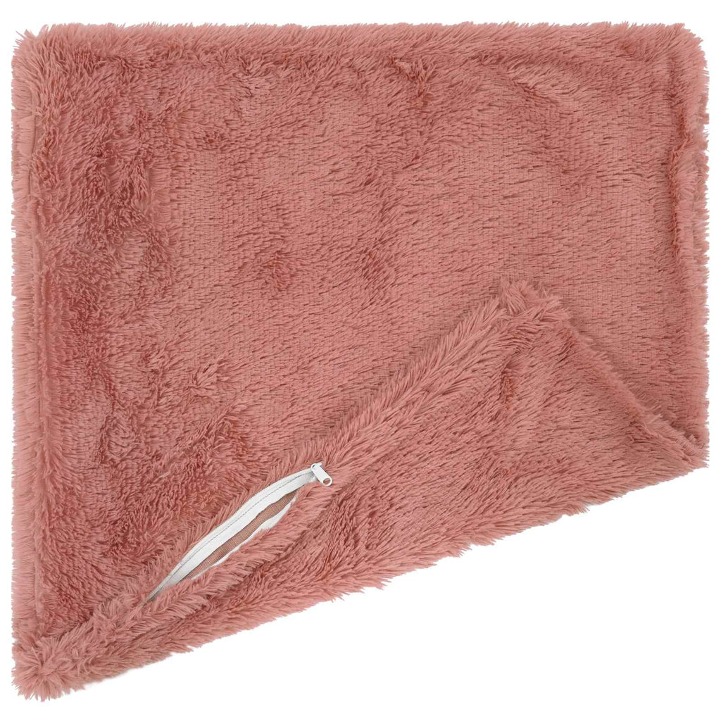 vidaXL Poszewka na poduszkę 6 pcs HEERLEN różowy 80 x 80 cm Fleece PV
