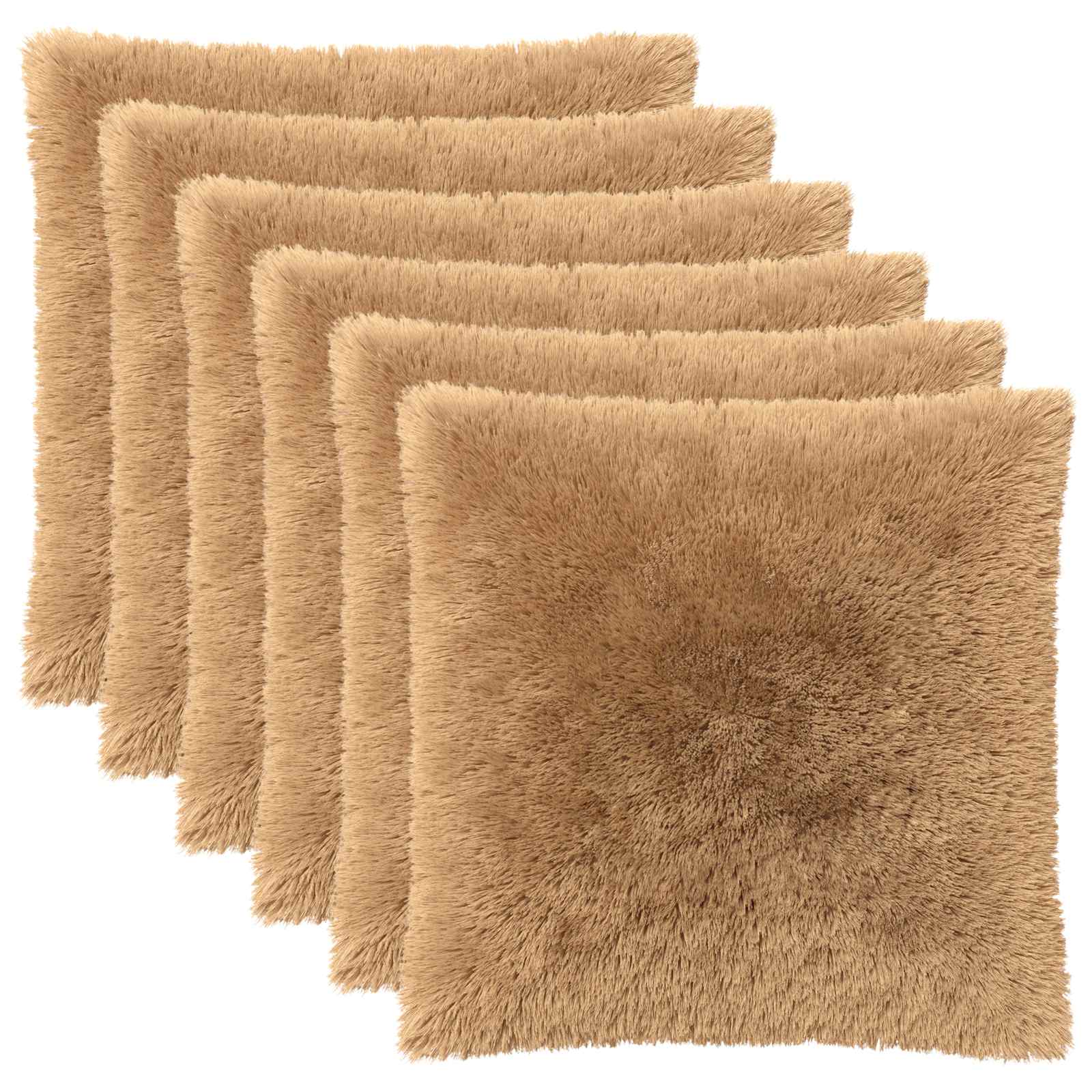 vidaXL Poszewka na poduszkę 6 pcs HEERLEN Ciemnoszary 80 x 80 cm
