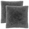vidaXL Poszewka na poduszkę 2 pcs HEERLEN jasnoszary 80 x 80 cm