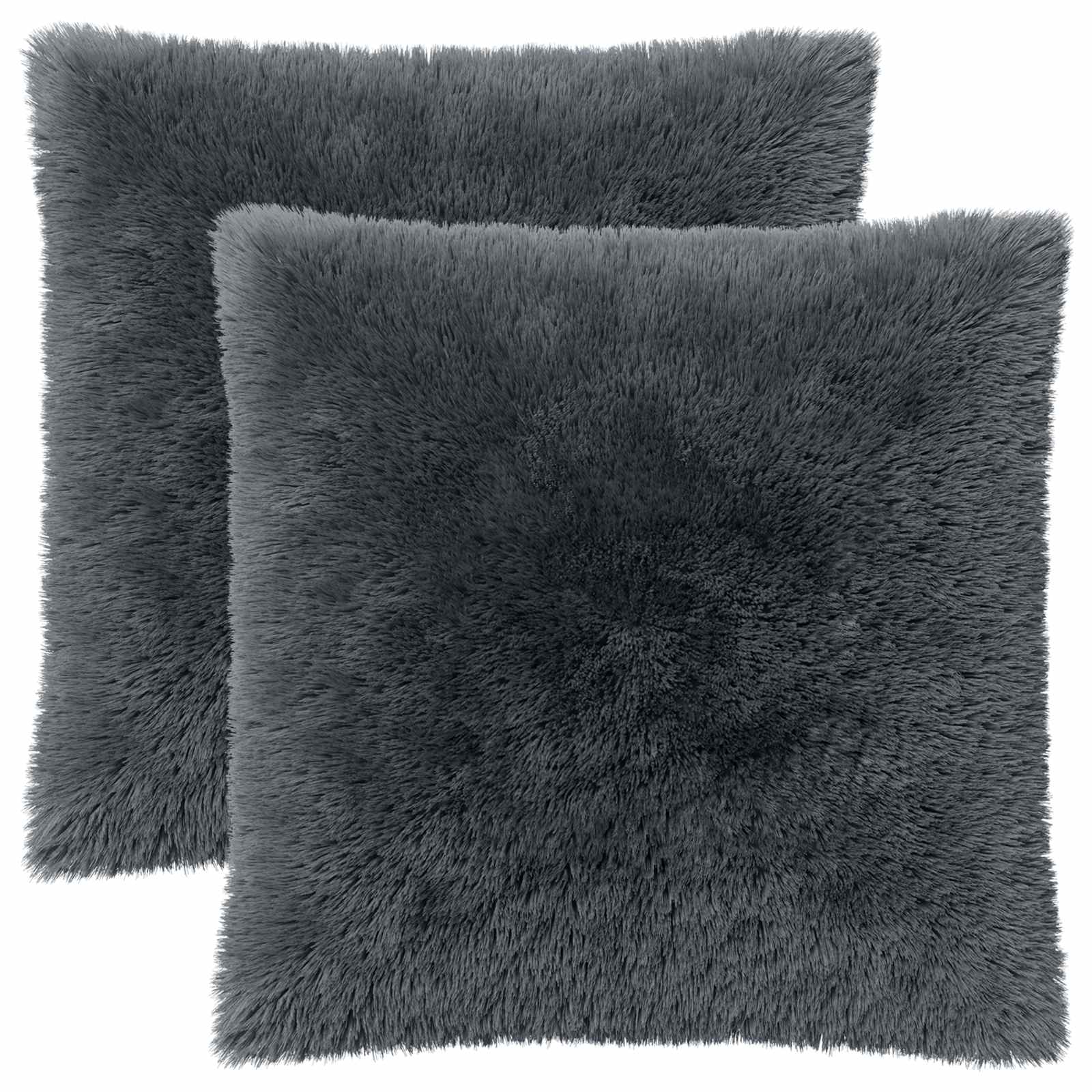 vidaXL Poszewka na poduszkę 2 pcs HEERLEN antracytowy 80 x 80 cm