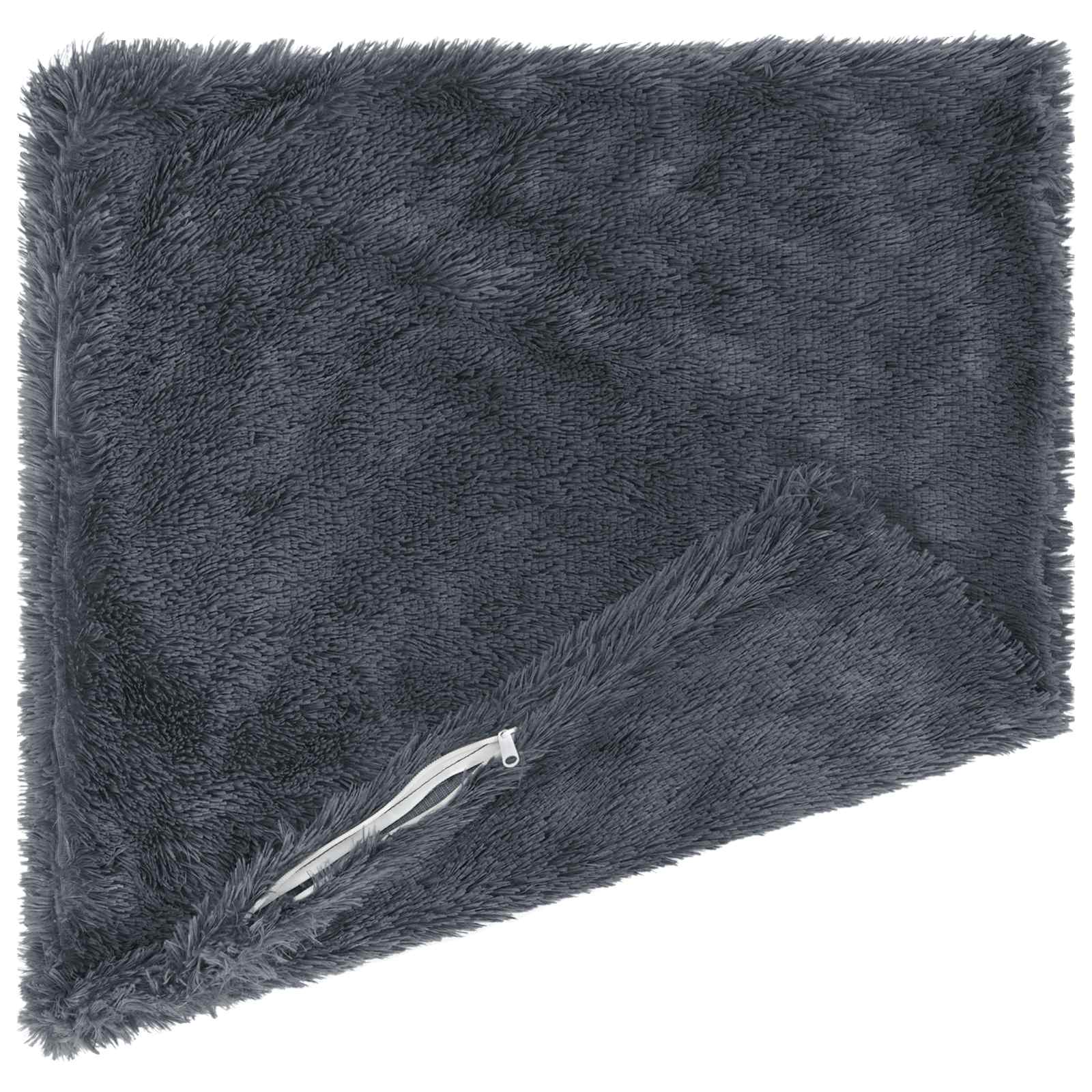 vidaXL Poszewka na poduszkę 6 pcs HEERLEN antracytowy 80 x 80 cm
