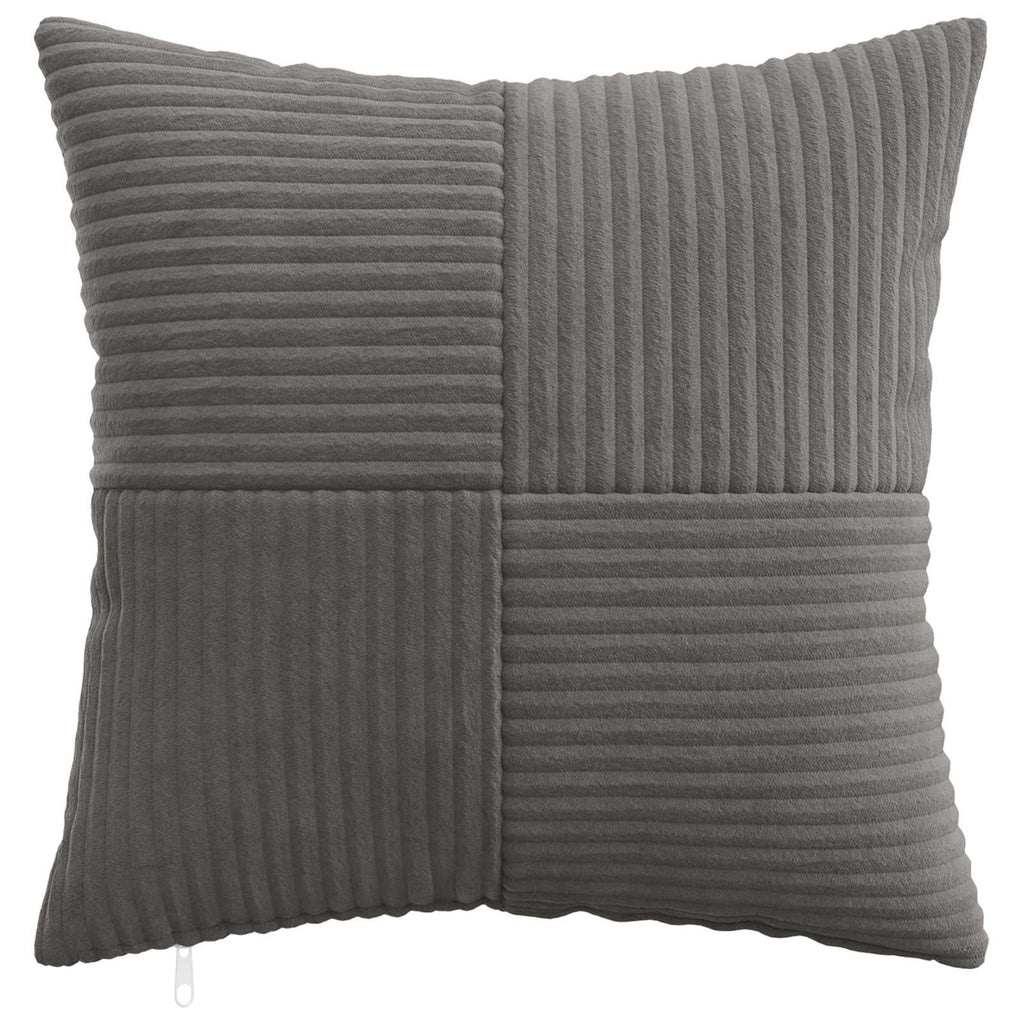 vidaXL Poszewka na poduszkę 2 pcs ALMELO ciemnoszary 30 x 30 cm