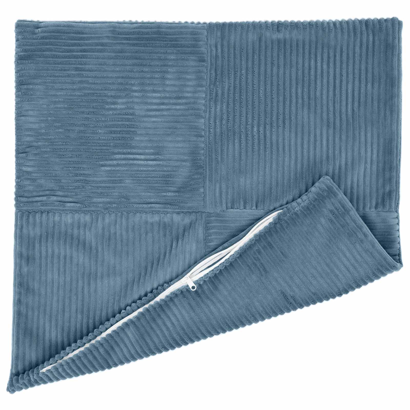 vidaXL Poszewka na poduszkę 6 pcs ALMELO niebieski 30 x 30 cm sztruks