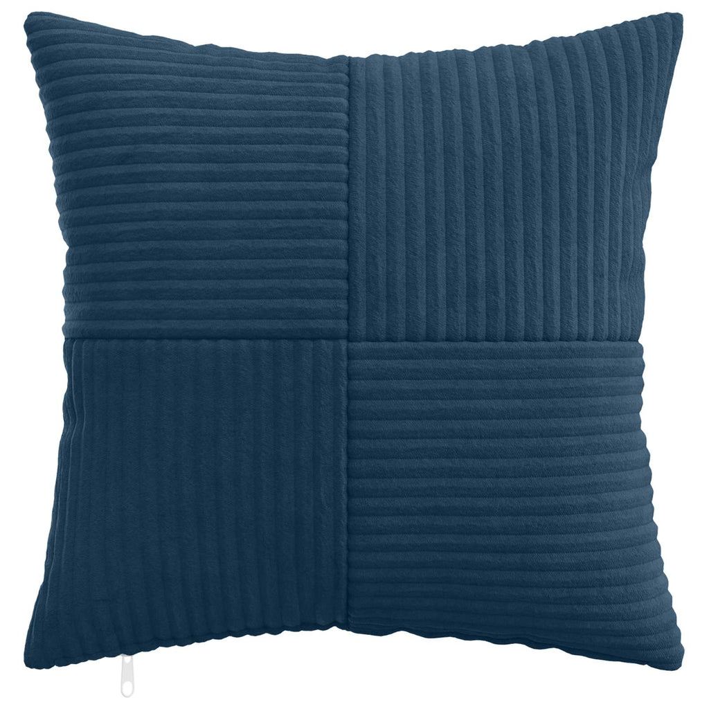 vidaXL Poszewka na poduszkę 2 pcs ALMELO Granatowy 30 x 30 cm sztruks