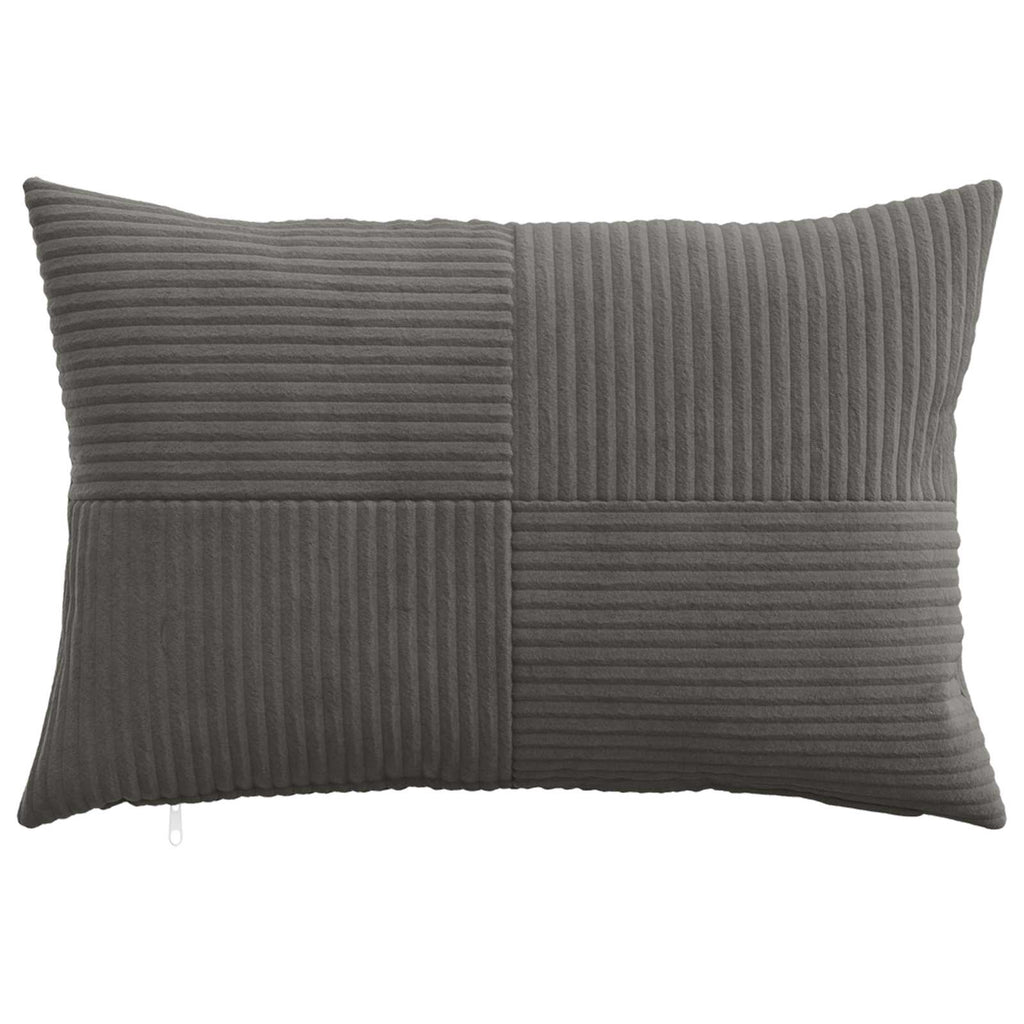 vidaXL Poszewka na poduszkę 2 pcs ALMELO ciemnoszary 30 x 50 cm