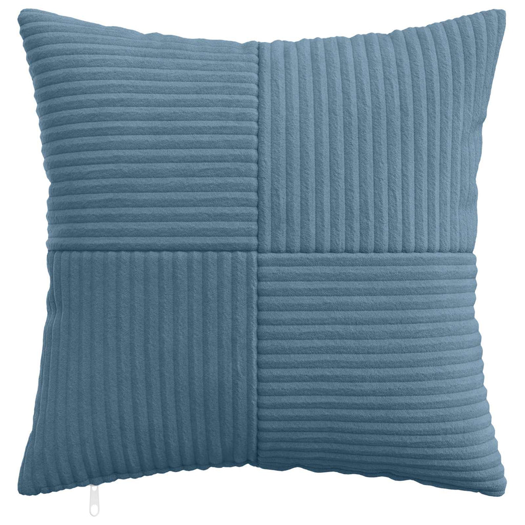 vidaXL Poszewka na poduszkę 2 pcs ALMELO niebieski 35 x 35 cm sztruks
