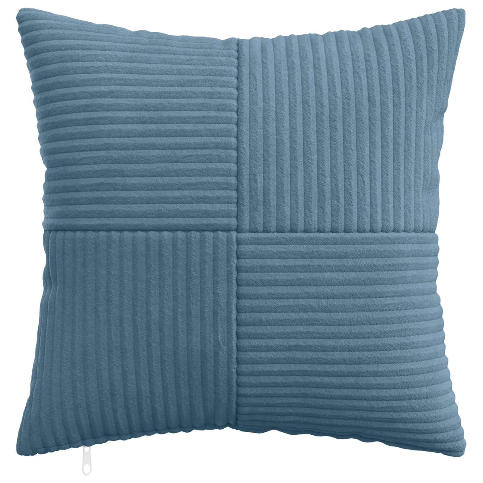 vidaXL Poszewka na poduszkę 2 pcs ALMELO niebieski 35 x 35 cm sztruks