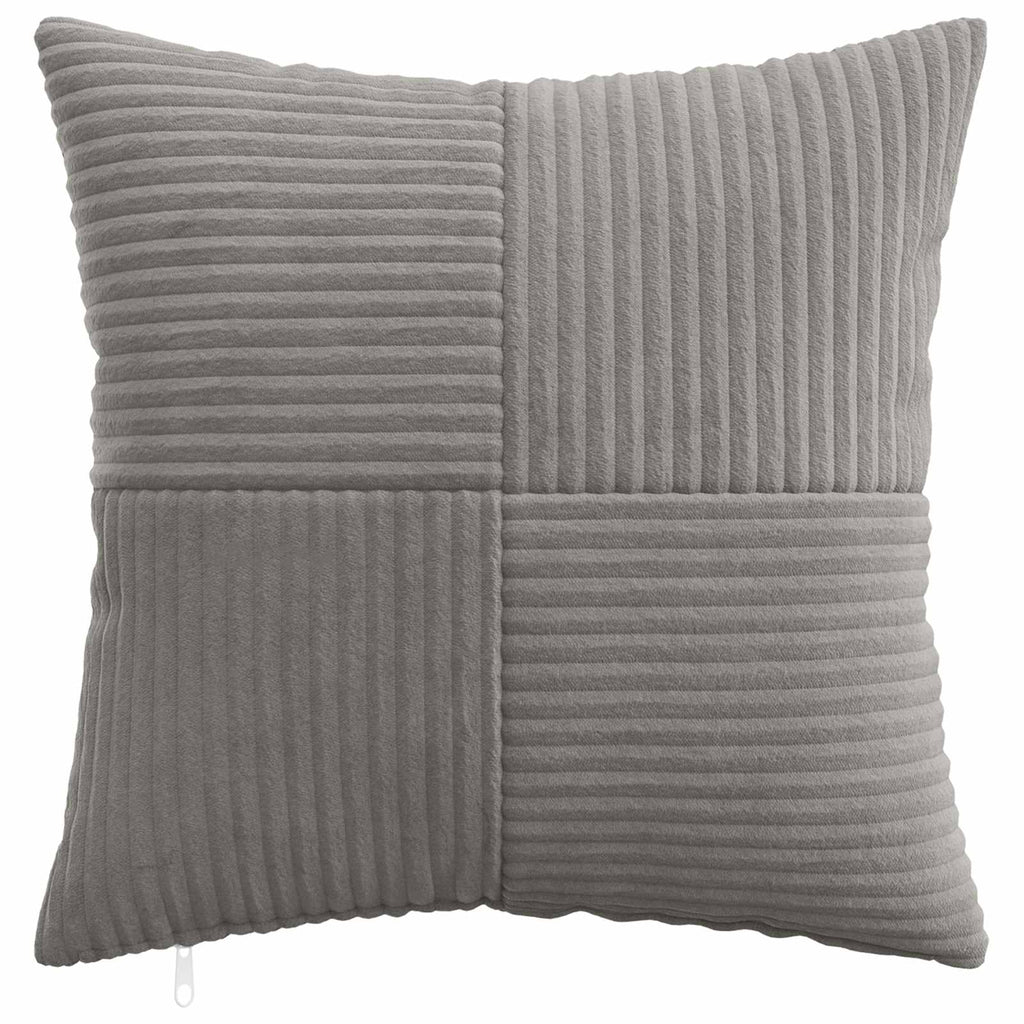 vidaXL Poszewka na poduszkę 2 pcs ALMELO jasnoszary 40 x 40 cm sztruks