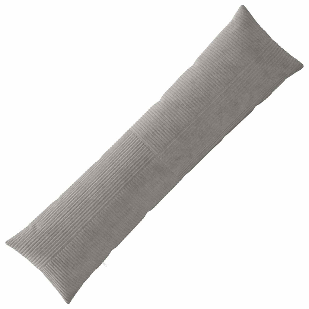 vidaXL Poszewka na poduszkę ALMELO jasnoszary 40 x 145 cm sztruks