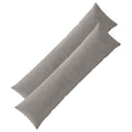 vidaXL Poszewka na poduszkę 2 pcs ALMELO jasnoszary 40 x 145 cm