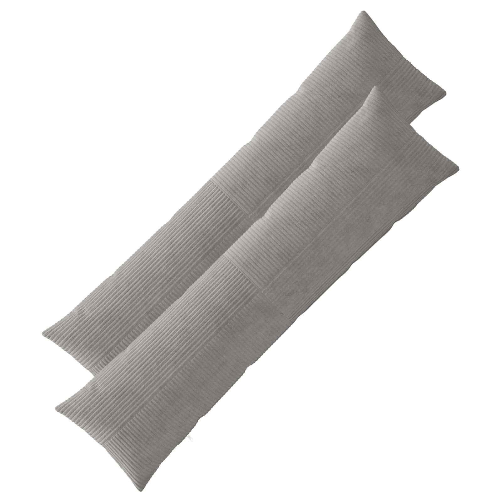 vidaXL Poszewka na poduszkę 2 pcs ALMELO jasnoszary 40 x 145 cm