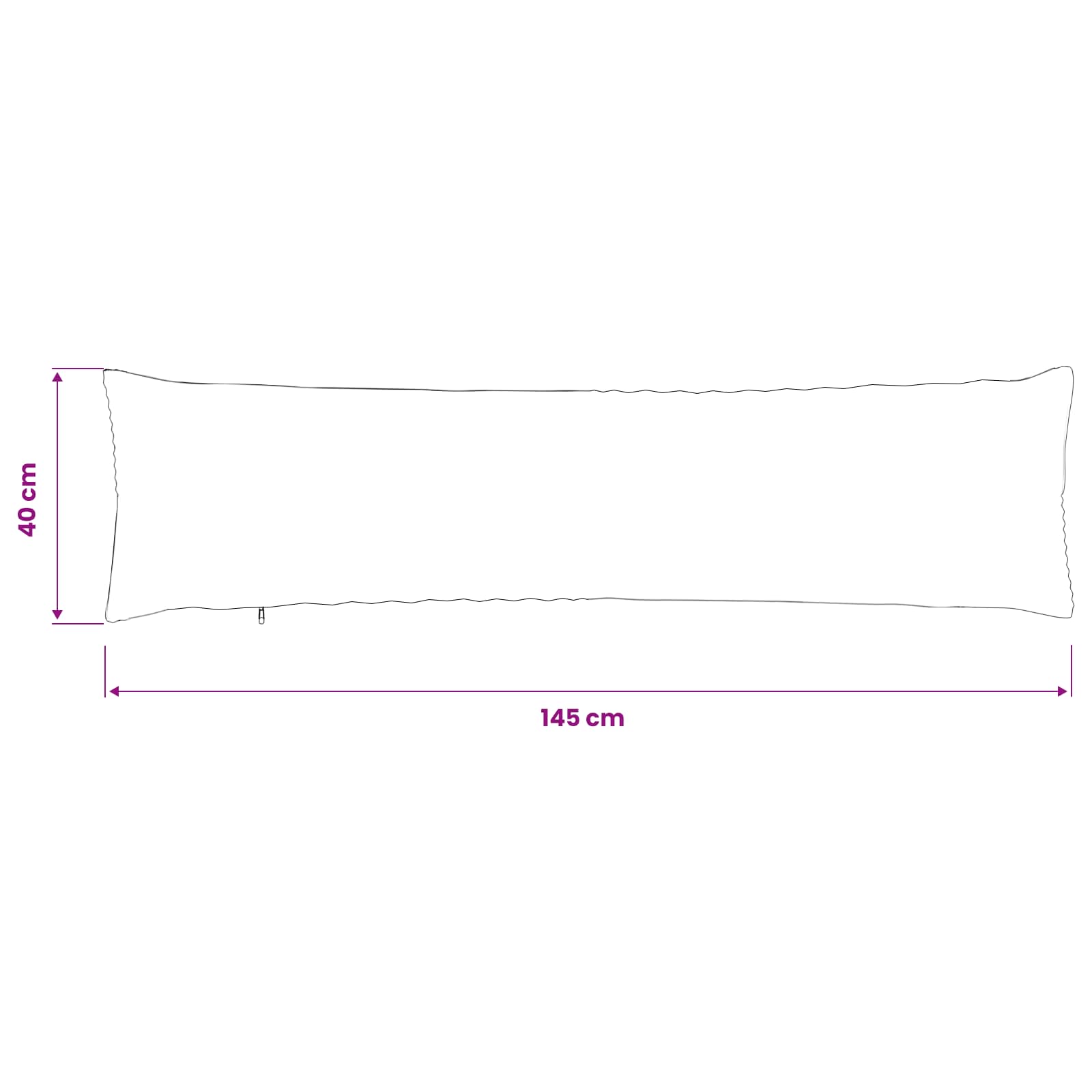 vidaXL Poszewka na poduszkę 2 pcs ALMELO jasnoszary 40 x 145 cm