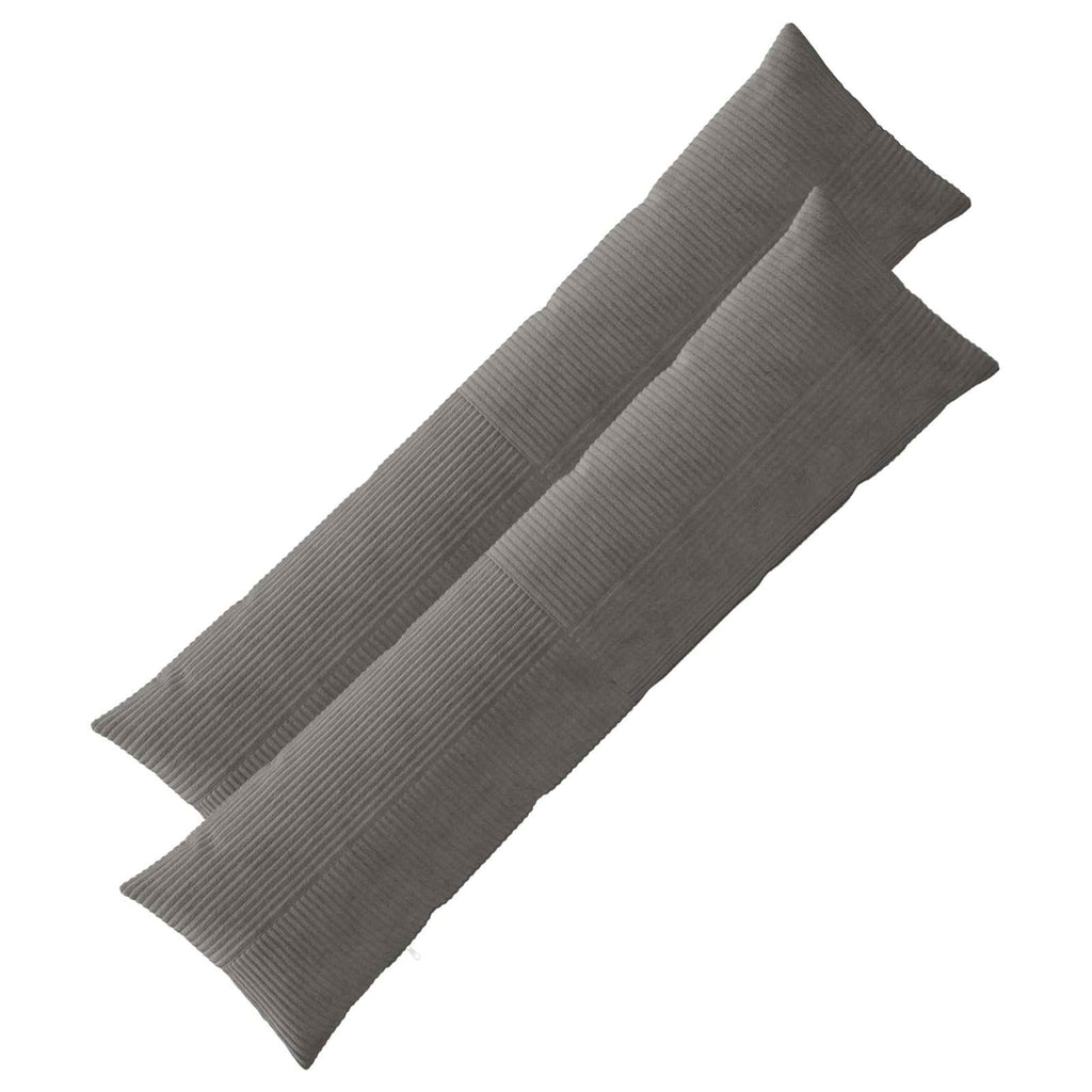 vidaXL Poszewka na poduszkę 2 pcs ALMELO ciemnoszary 40 x 145 cm
