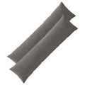 vidaXL Poszewka na poduszkę 2 pcs ALMELO ciemnoszary 40 x 145 cm