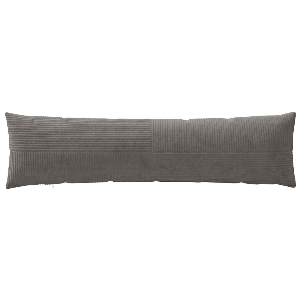 vidaXL Poszewka na poduszkę 2 pcs ALMELO ciemnoszary 40 x 145 cm