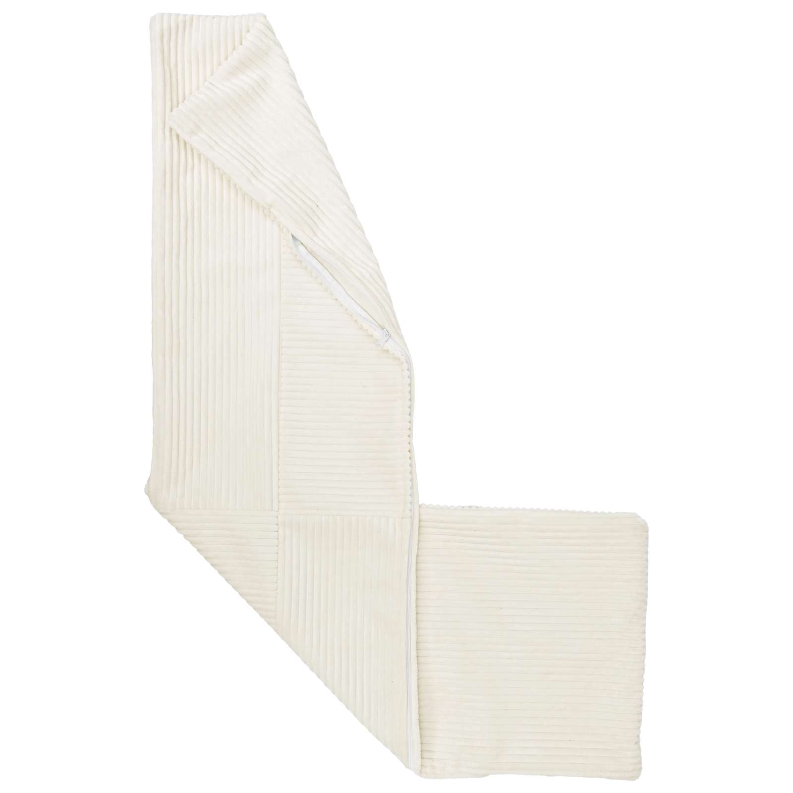 vidaXL Poszewka na poduszkę ALMELO kremowy 40 x 145 cm sztruks
