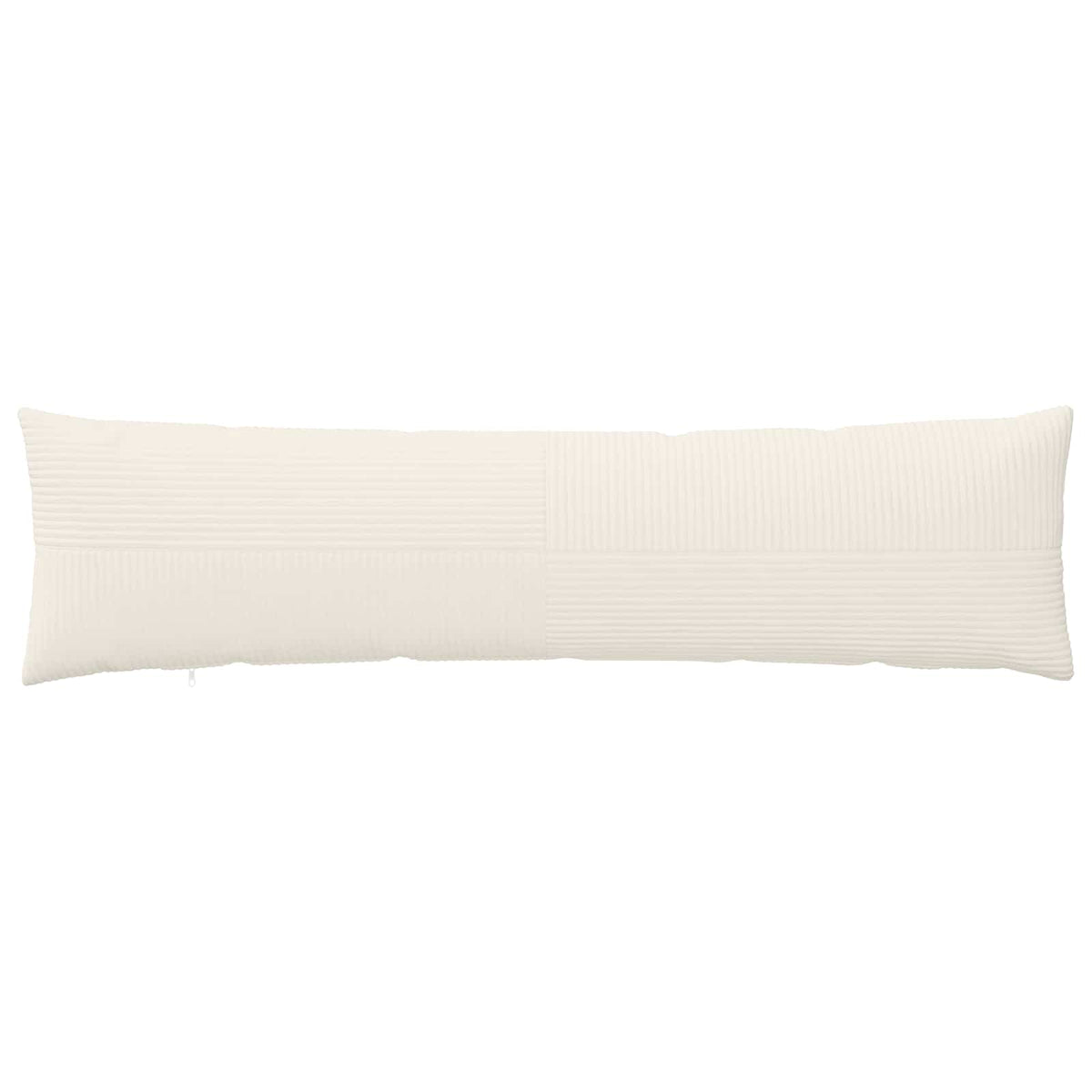 vidaXL Poszewka na poduszkę ALMELO kremowy 40 x 145 cm sztruks