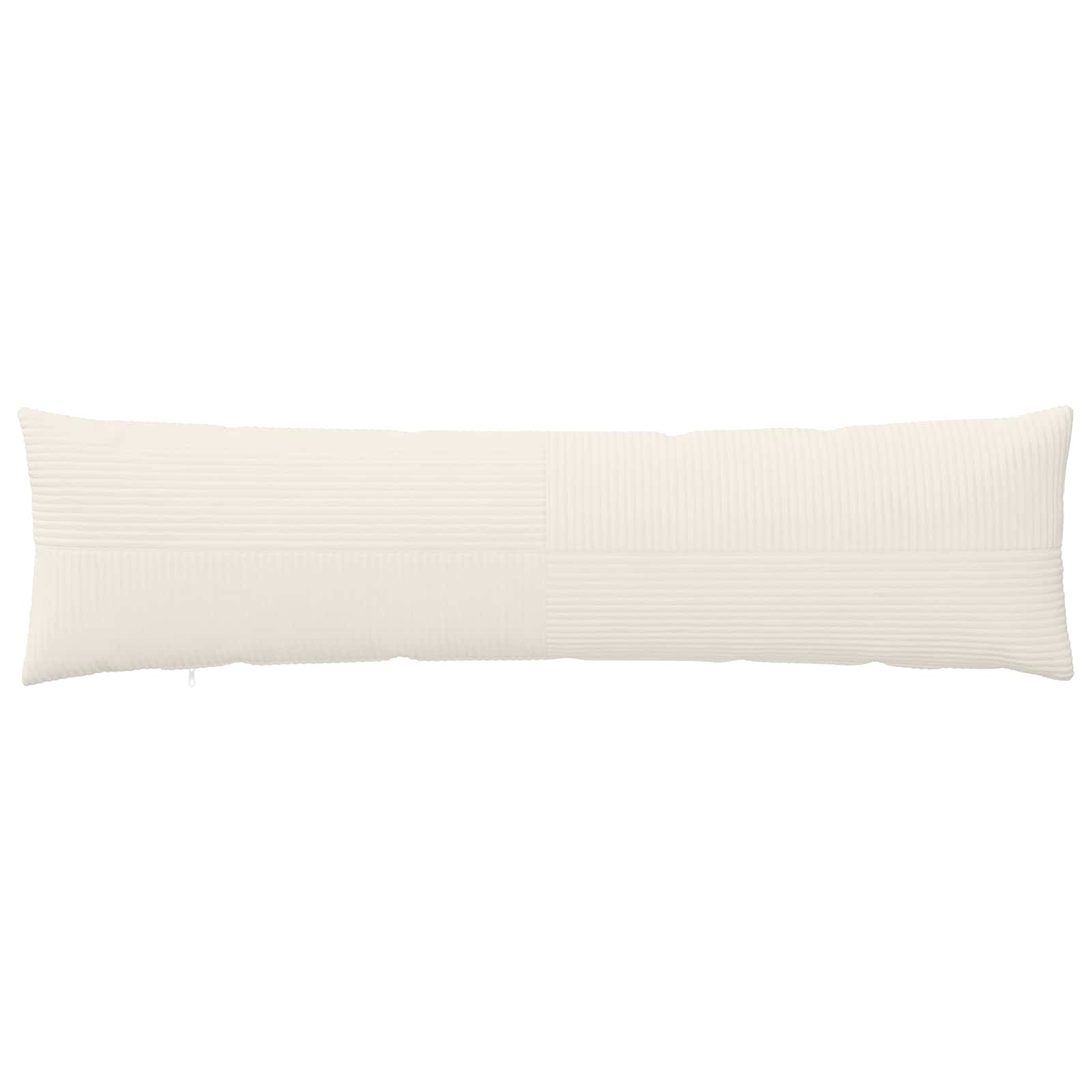 vidaXL Poszewka na poduszkę 2 pcs ALMELO kremowy 40 x 145 cm sztruks
