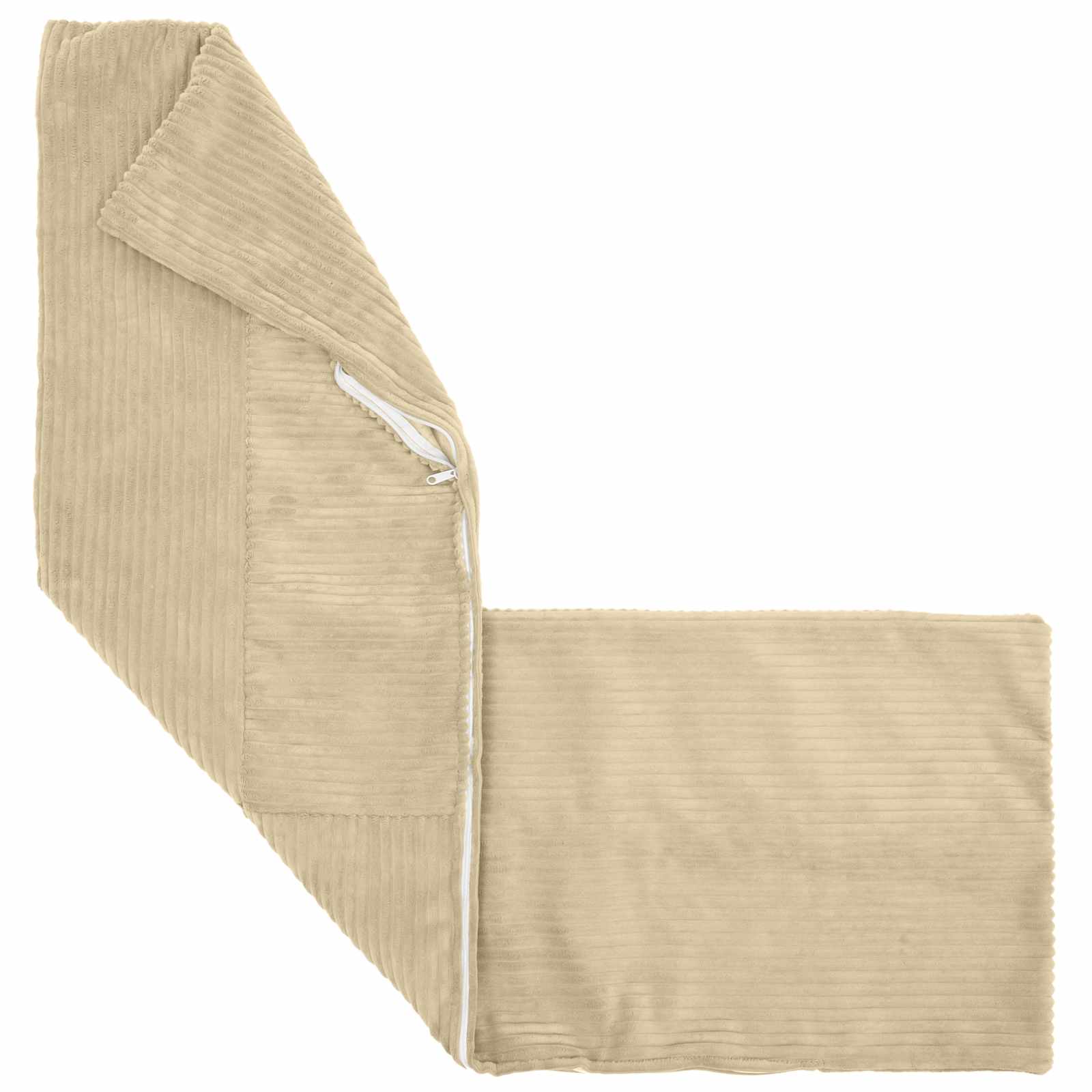 vidaXL Poszewka na poduszkę ALMELO Szary zielony 40 x 145 cm sztruks