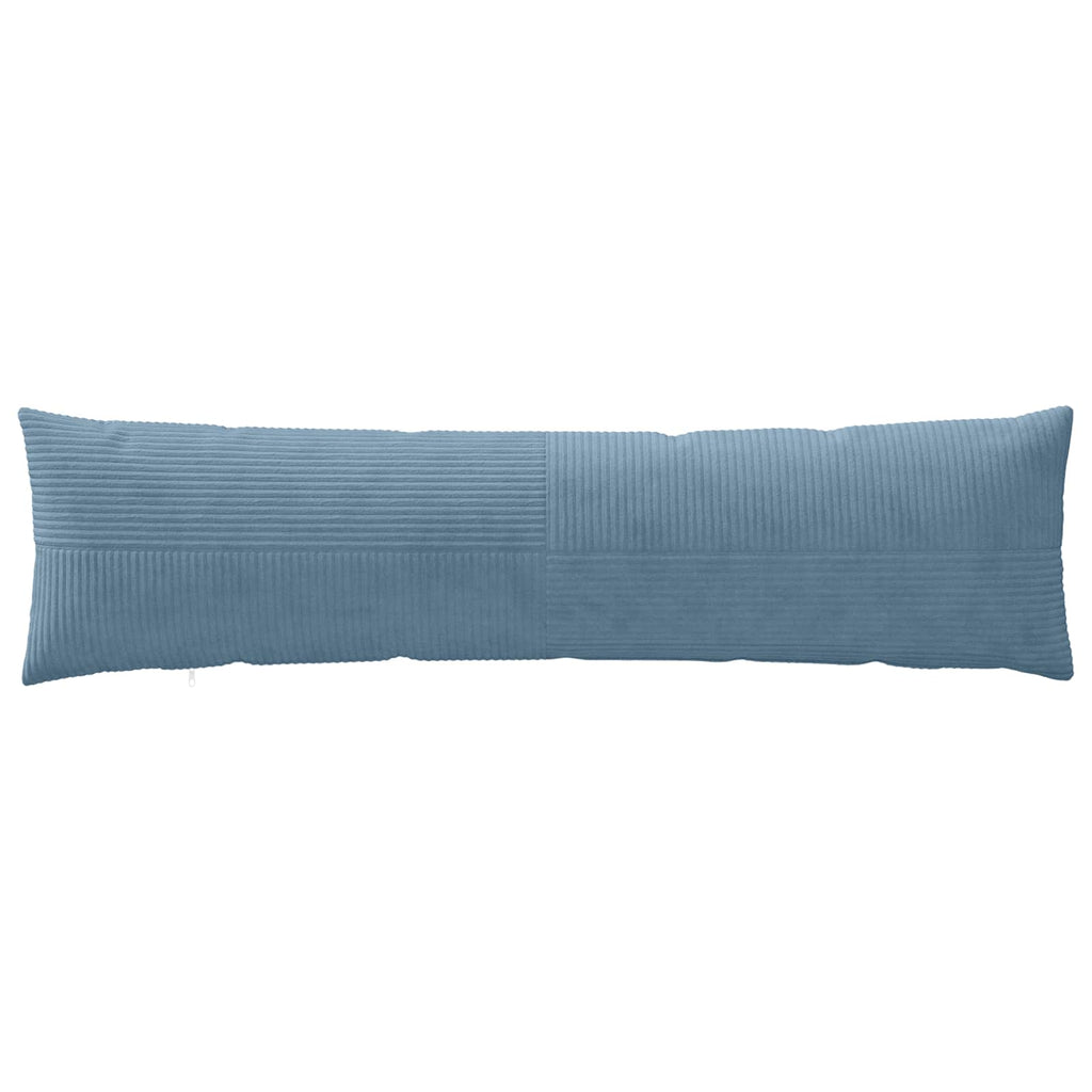 vidaXL Poszewka na poduszkę ALMELO niebieski 40 x 145 cm sztruks