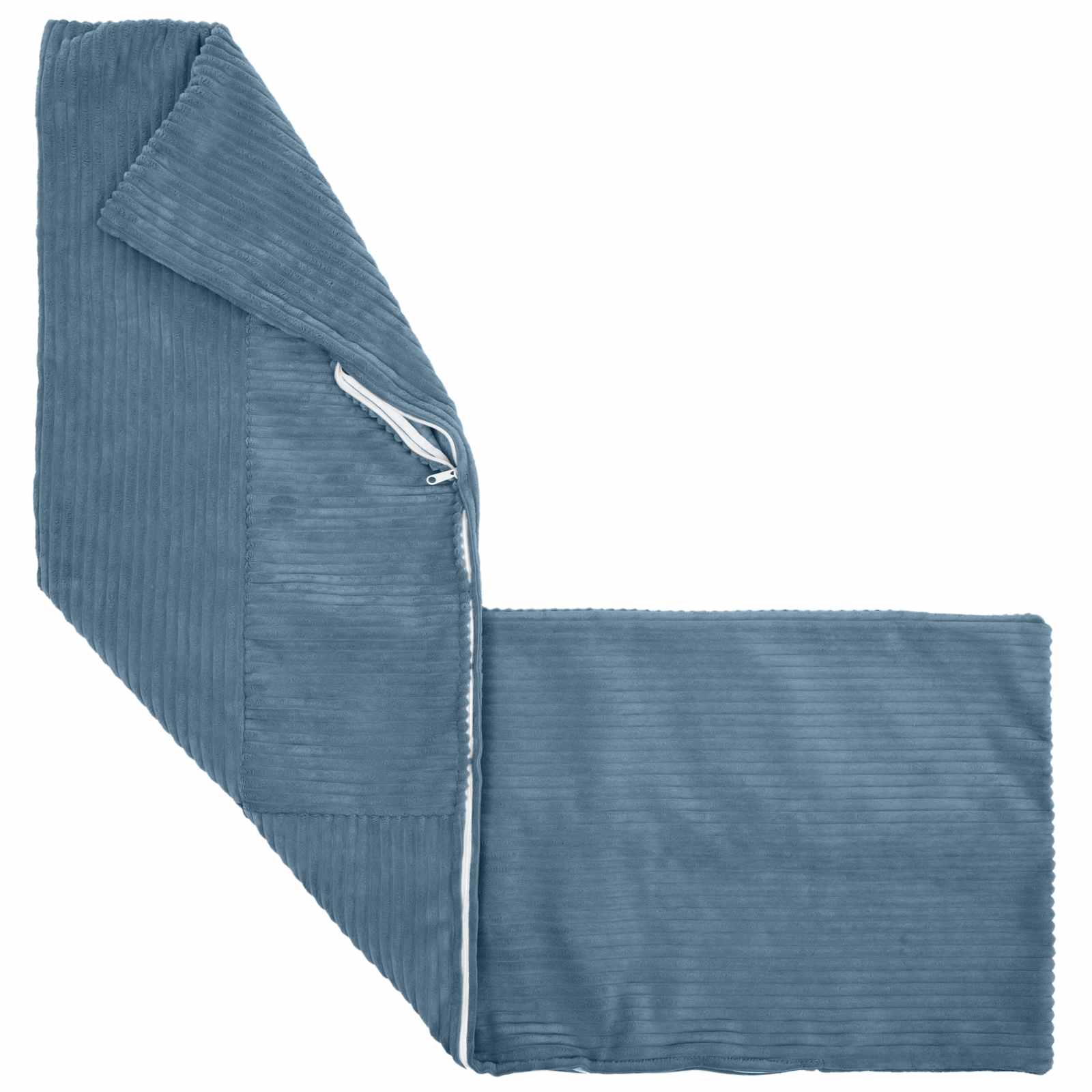 vidaXL Poszewka na poduszkę 2 pcs ALMELO niebieski 40 x 145 cm sztruks