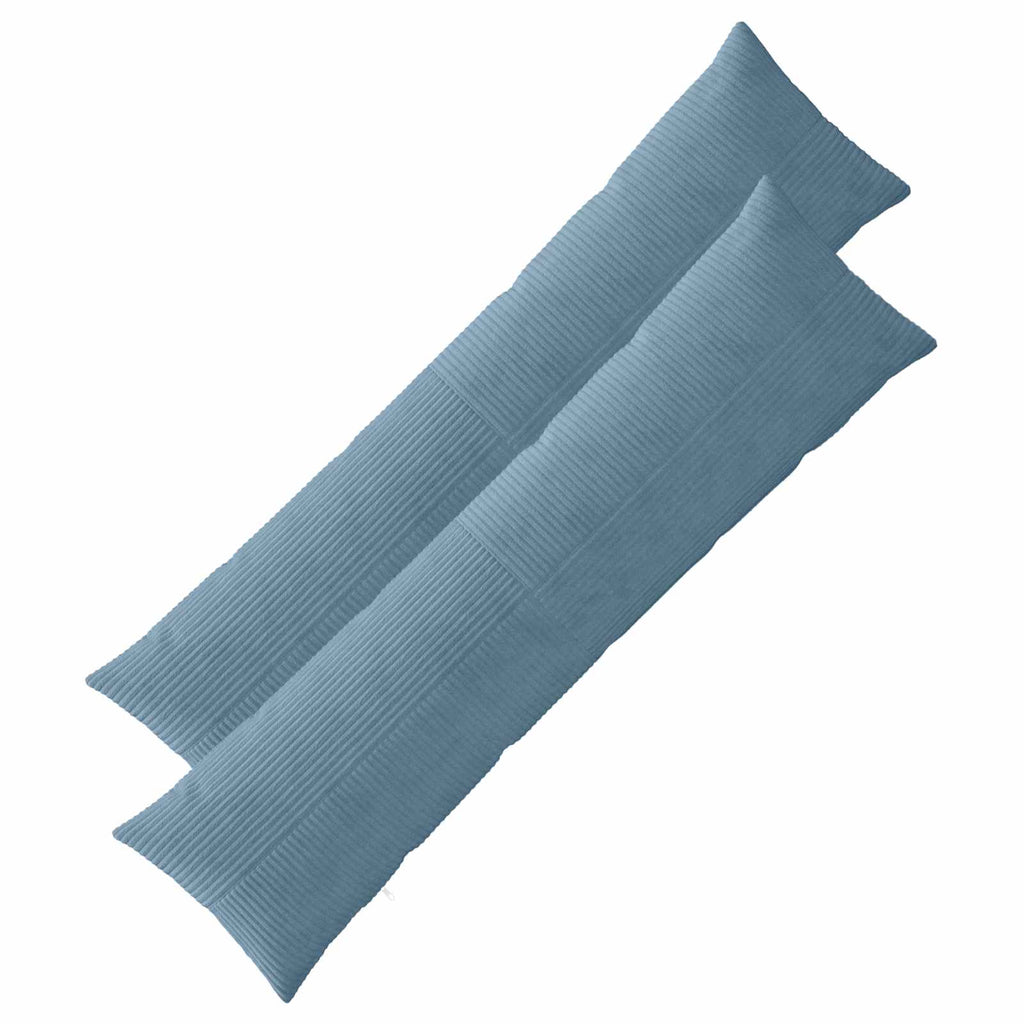vidaXL Poszewka na poduszkę 2 pcs ALMELO niebieski 40 x 145 cm sztruks