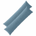 vidaXL Poszewka na poduszkę 2 pcs ALMELO niebieski 40 x 145 cm sztruks