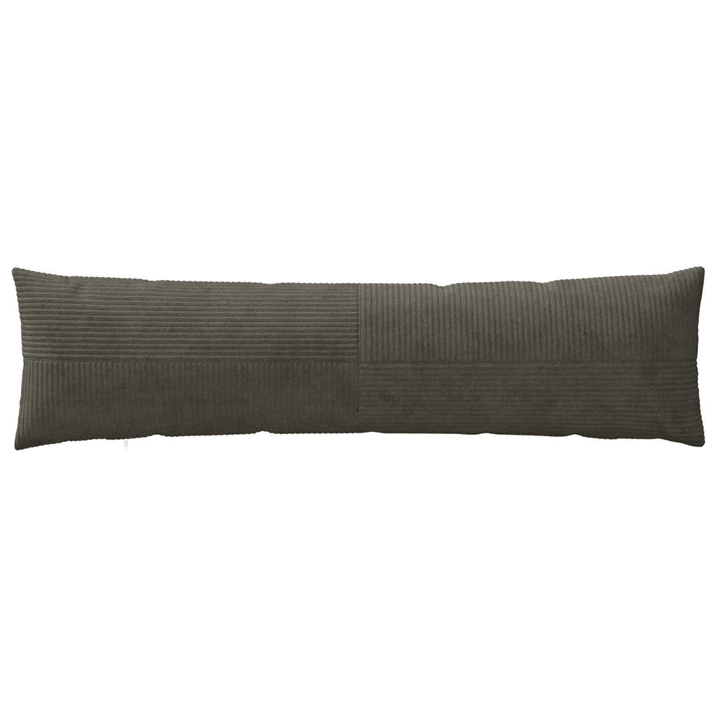 vidaXL Poszewka na poduszkę ALMELO antracytowy 40 x 145 cm sztruks