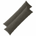 vidaXL Poszewka na poduszkę 2 pcs ALMELO antracytowy 40 x 145 cm