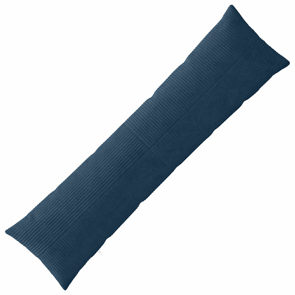 vidaXL Poszewka na poduszkę ALMELO Granatowy 40 x 145 cm sztruks