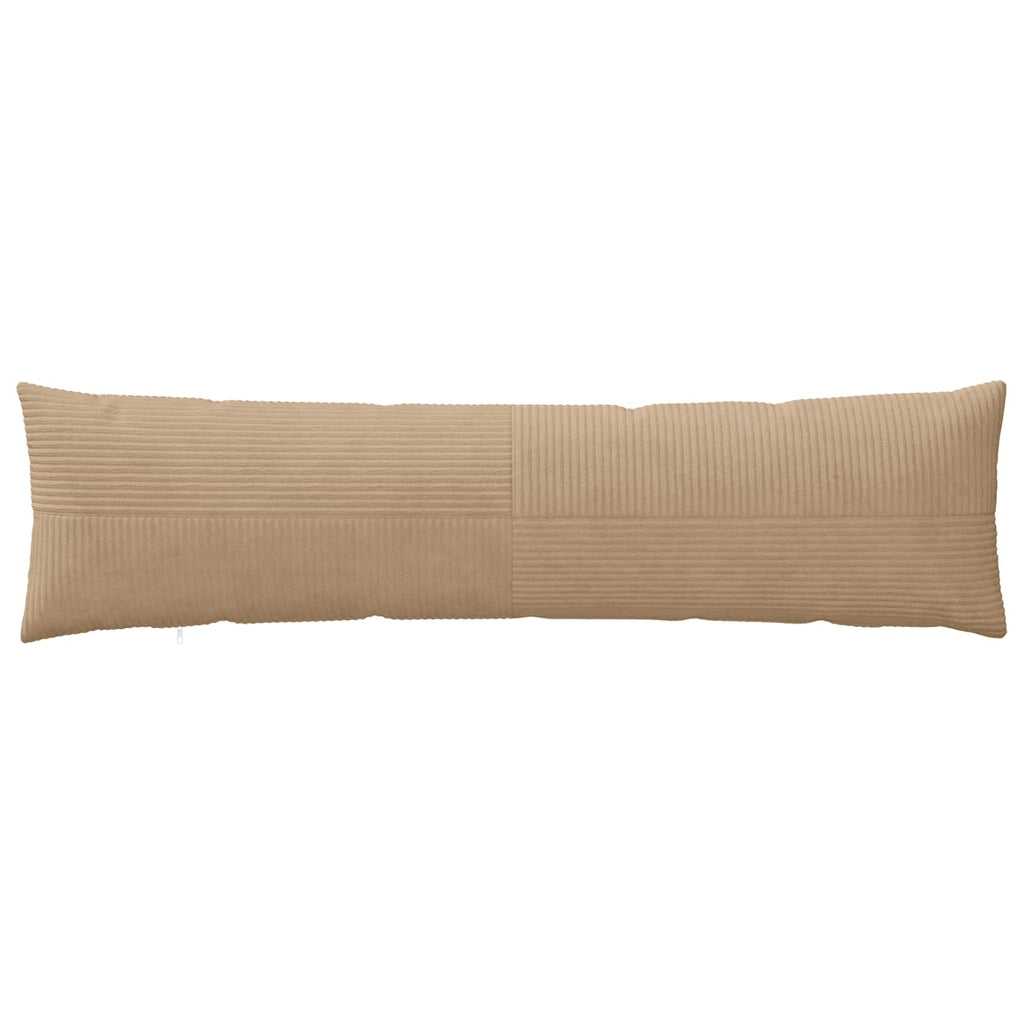 vidaXL Poszewka na poduszkę ALMELO brązowy 40 x 145 cm sztruks