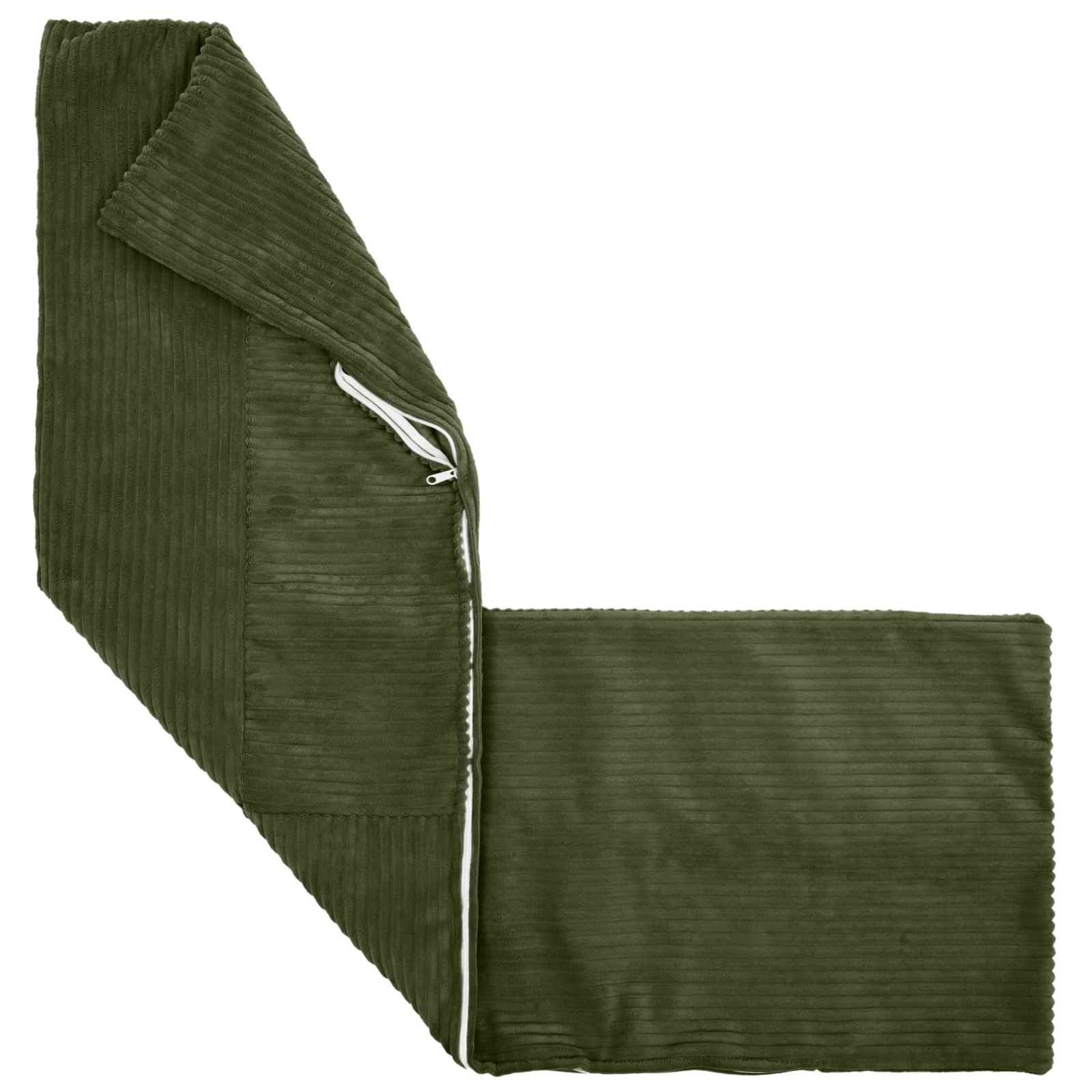 vidaXL Poszewka na poduszkę 2 pcs ALMELO zielony 40 x 145 cm sztruks