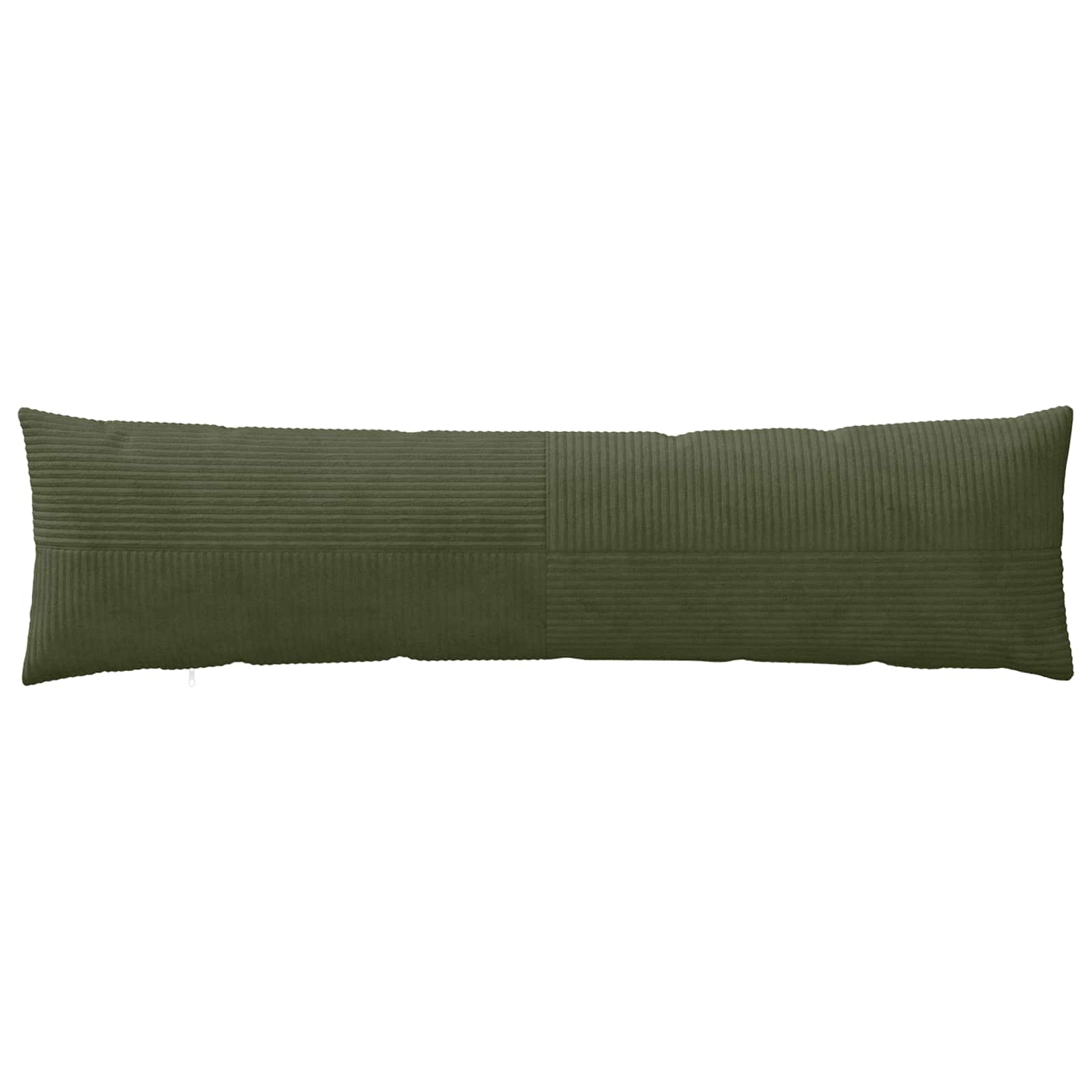 vidaXL Poszewka na poduszkę 2 pcs ALMELO zielony 40 x 145 cm sztruks