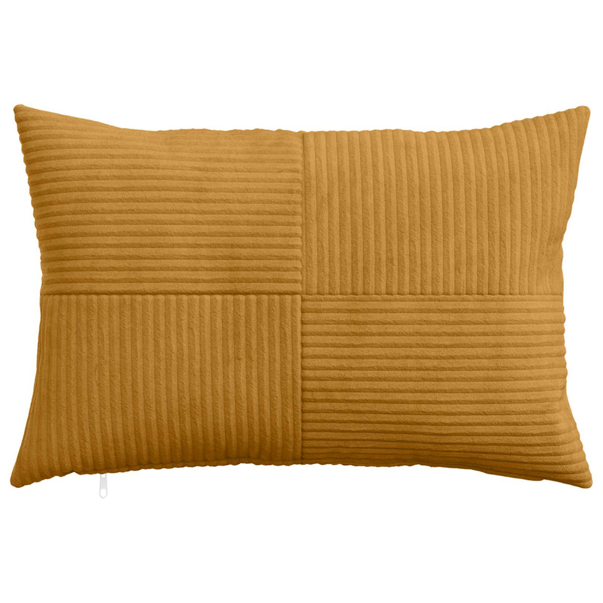 vidaXL Poszewka na poduszkę 2 pcs ALMELO żółty 40 x 60 cm sztruks