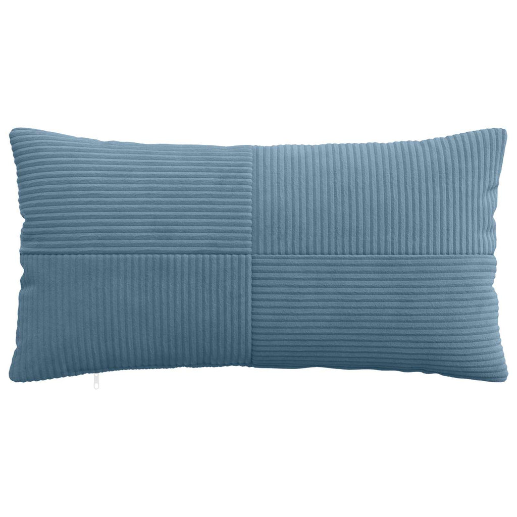 vidaXL Poszewka na poduszkę 2 pcs ALMELO niebieski 40 x 70 cm sztruks