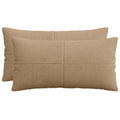 vidaXL Poszewka na poduszkę 2 pcs ALMELO brązowy 40 x 70 cm sztruks