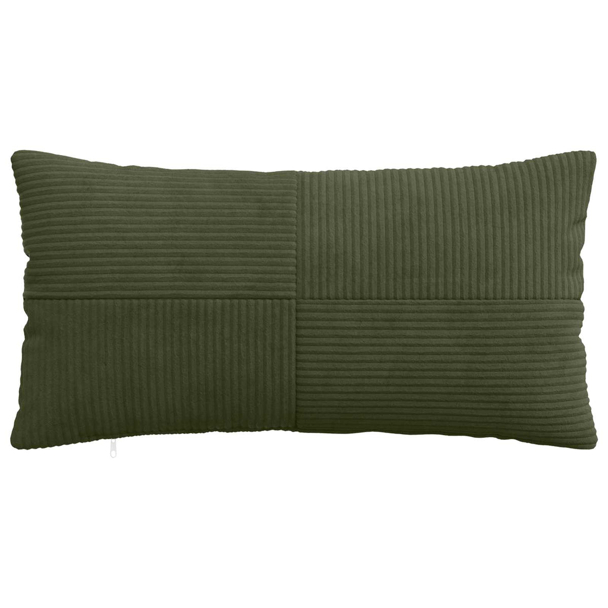 vidaXL Poszewka na poduszkę 2 pcs ALMELO zielony 40 x 70 cm sztruks