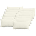 vidaXL Poszewka na poduszkę 12 pcs ALMELO kremowy 40 x 80 cm sztruks