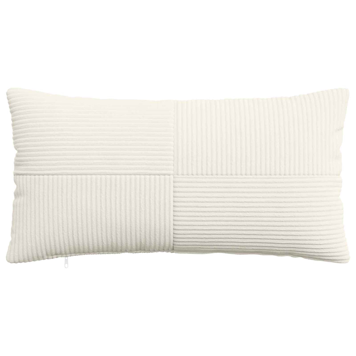 vidaXL Poszewka na poduszkę 12 pcs ALMELO kremowy 40 x 80 cm sztruks