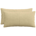 vidaXL Poszewka na poduszkę 2 pcs ALMELO Szary zielony 40 x 80 cm