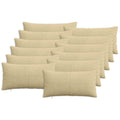 vidaXL Poszewka na poduszkę 12 pcs ALMELO Szary zielony 40 x 80 cm