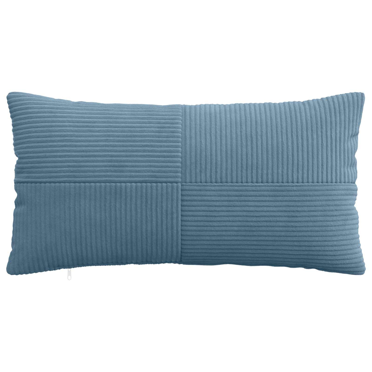 vidaXL Poszewka na poduszkę 2 pcs ALMELO niebieski 40 x 80 cm sztruks