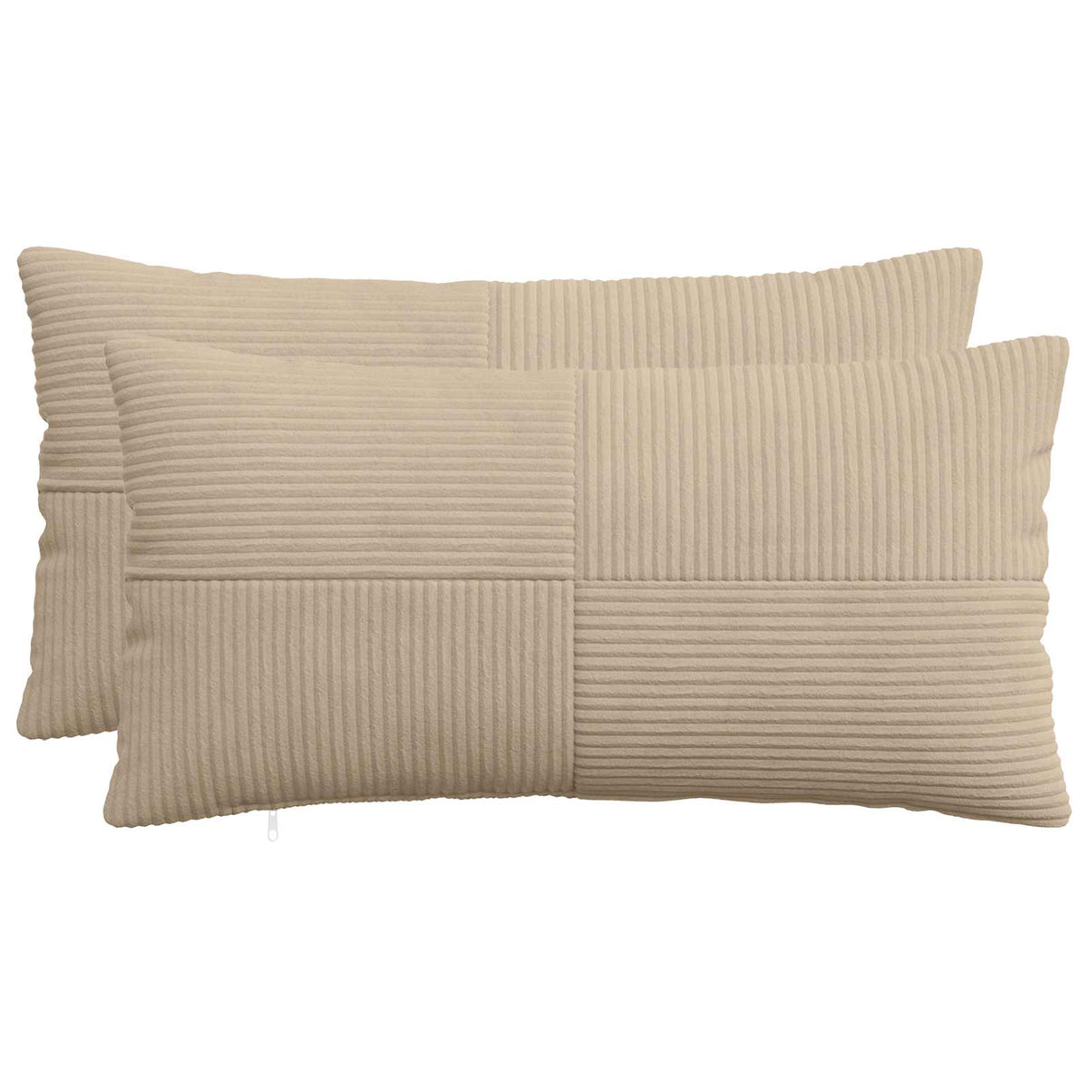 vidaXL Poszewka na poduszkę 2 pcs ALMELO Ciemnoszary 40 x 80 cm