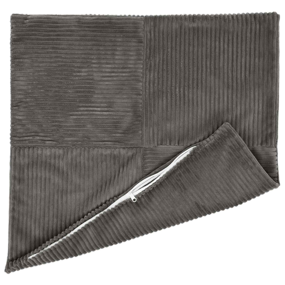 vidaXL Poszewka na poduszkę 6 pcs ALMELO ciemnoszary 45 x 45 cm