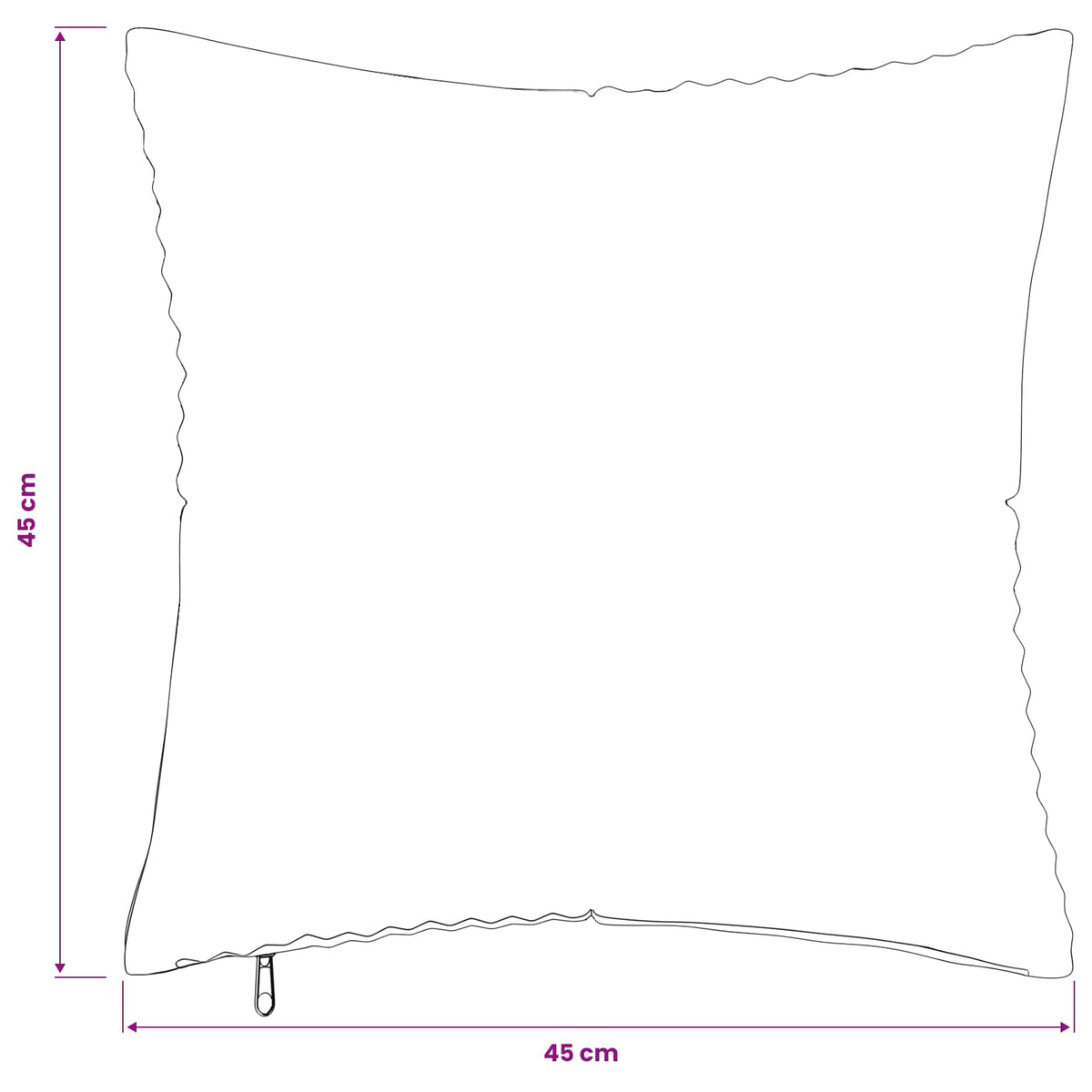 vidaXL Poszewka na poduszkę 12 pcs ALMELO ciemnoszary 45 x 45 cm