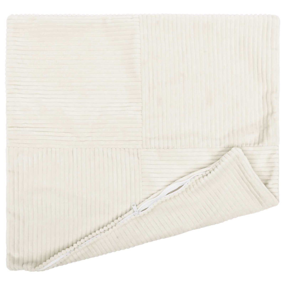 vidaXL Poszewka na poduszkę 6 pcs ALMELO kremowy 45 x 45 cm sztruks
